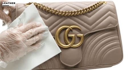 how to gucci clean pebbled leather|how to clean Gucci purses.